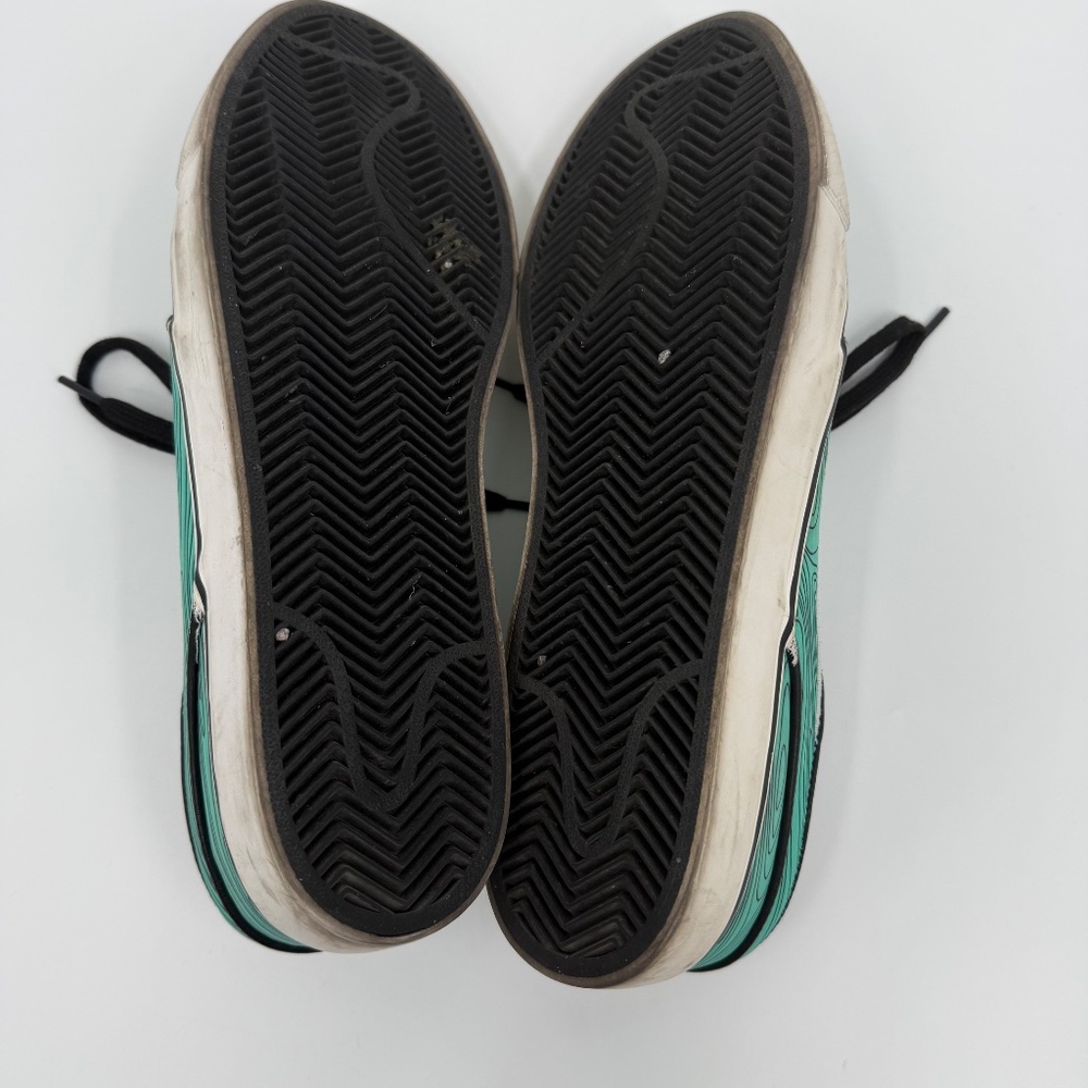 Nike SB Zoom Stefan Janoski Premium Quikstrike Men 9 Mint Woodgrain Teal Shoe - Picture 8 of 11